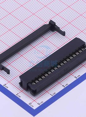 IDC连接器(牛角/简牛) 2.54-2*17P压线头 P=2.54mm BOOMELE(博穆