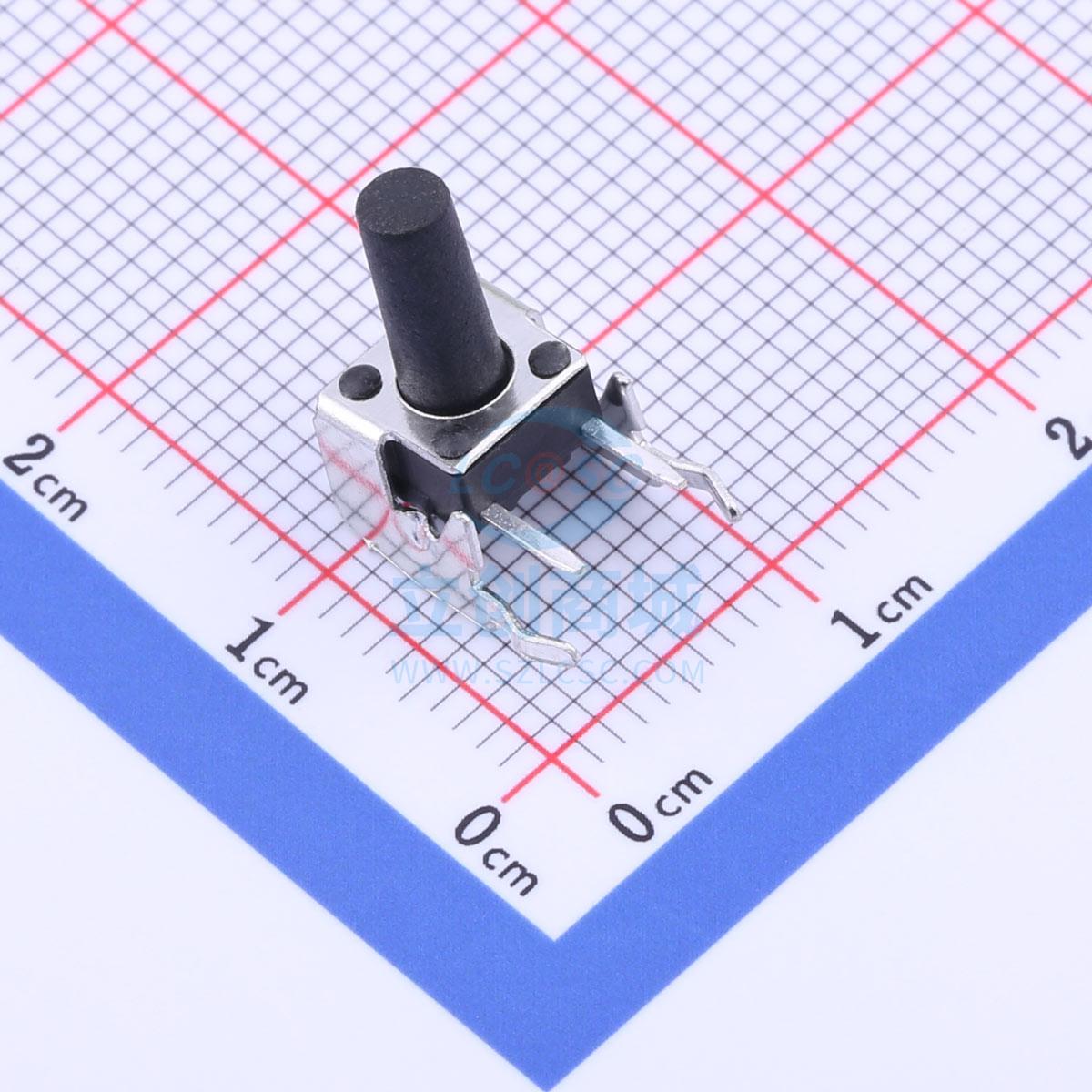 轻触开关 TS-1093C-A145B2-D1 插件 Yuandi(元迪)