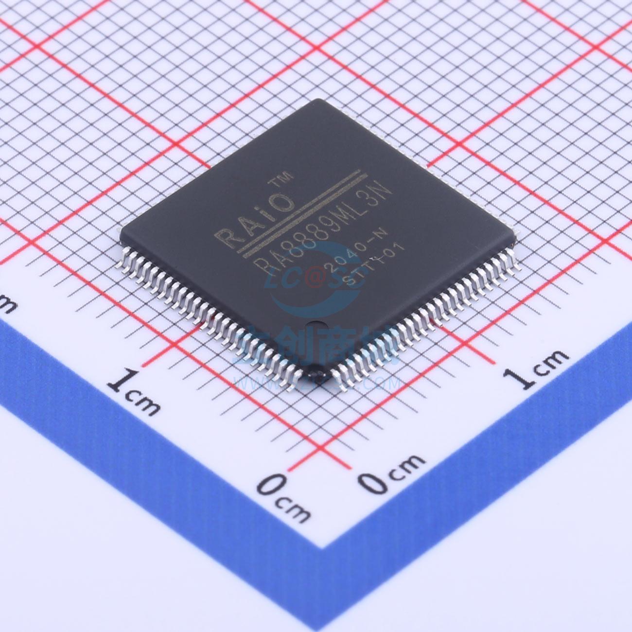 单片机(MCU/MPU/SOC) RA8889ML3N LQFP-100 RAIO(瑞佑)