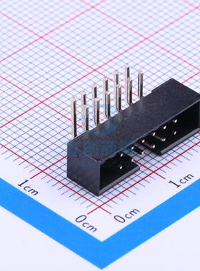IDC连接器(牛角/简牛) 2.0-2*6P弯简牛 弯插,P=2mm BOOMELE(博穆