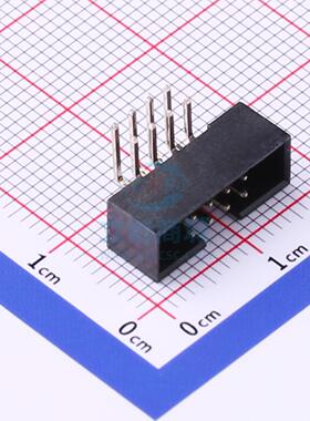 IDC连接器(牛角/简牛) 2.0-2*4P弯简牛 弯插,P=2mm BOOMELE(博穆