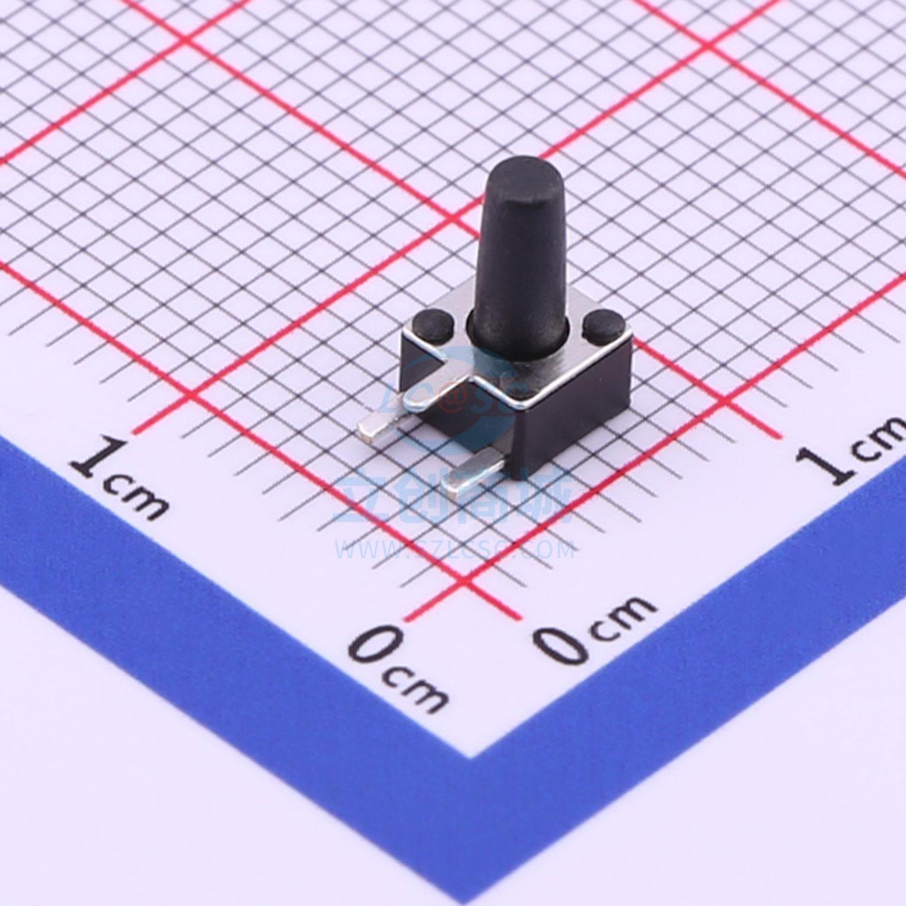 轻触开关 TS-1091B-A10B3-D2 插件 Yuandi(元迪)
