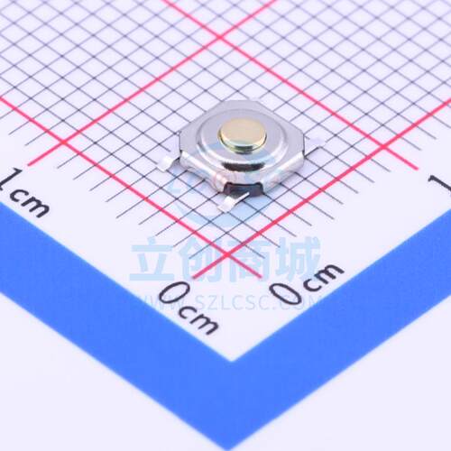 轻触开关 PTS525SM15SMTR2LFS SMD,5.2x5.2x1.5mm C&K