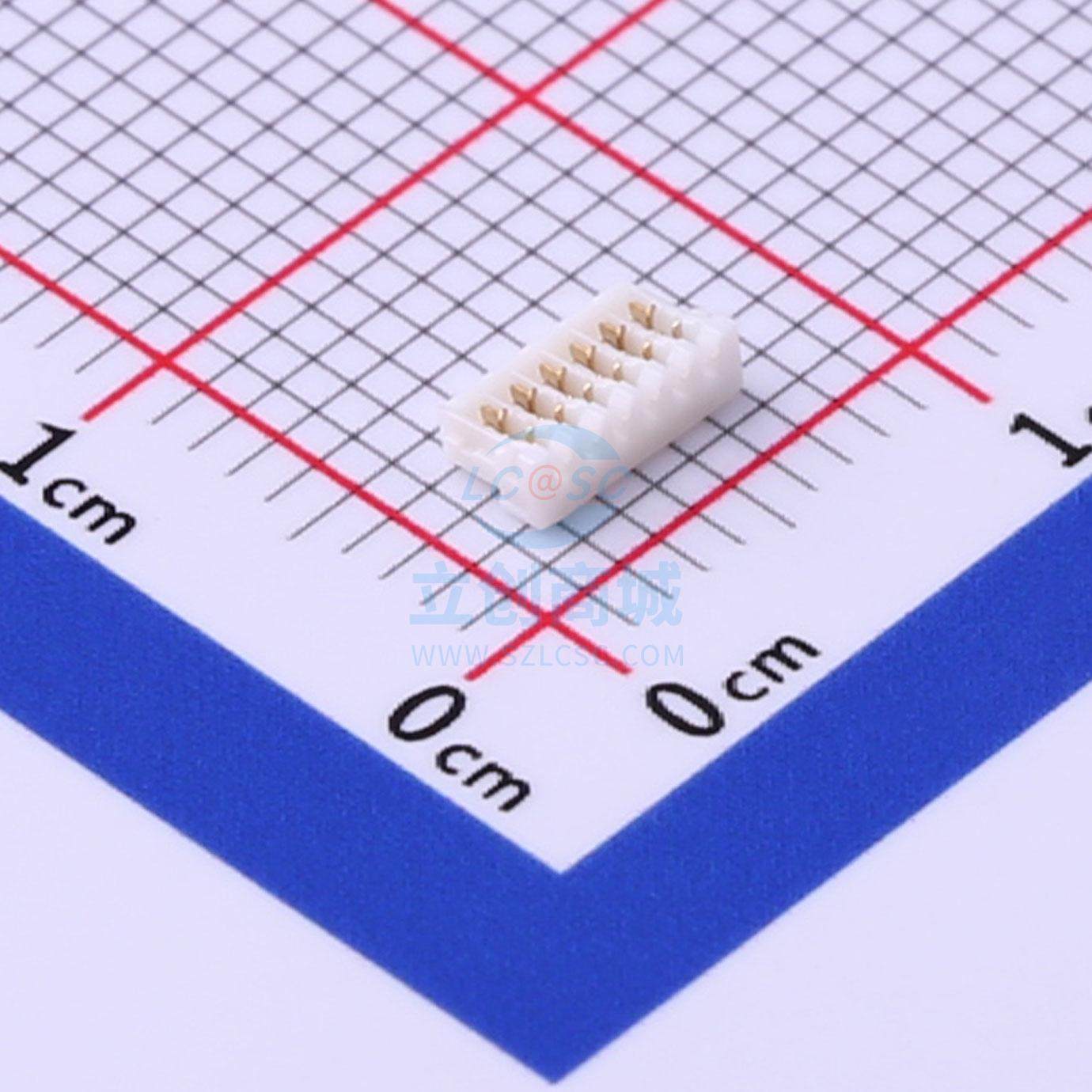 IDC连接器(牛角/简牛) X0800HI-06-N0HF P=0.8mm XKB Connectivit