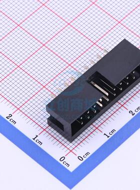 IDC连接器(牛角/简牛) DS254P-2X9-L0 直插,P=2.54mm DEALON(德艺