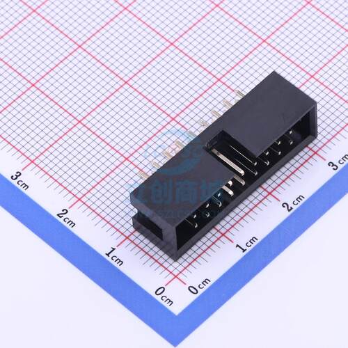 IDC连接器(牛角/简牛) DS254P-2X9-L0 直插,P=2.54mm DEALON(德艺
