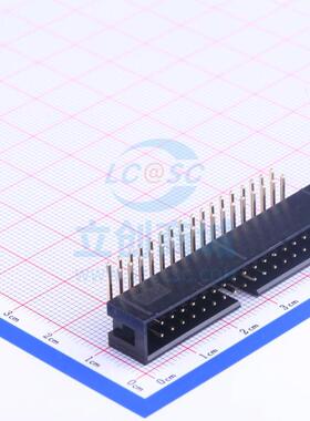 IDC连接器(牛角/简牛) 2.54-2*17P弯简牛 弯插,P=2.54mm BOOMELE(