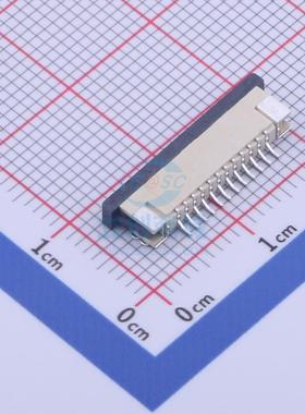 FFC/FPC连接器 KH-CL1.0-H2.5-12PIN SMD,P=1mm kinghelm(金航标)