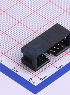 IDC连接器(牛角/简牛) 3110-12SG0BK00A2 直插,P=2.54mm Wcon(维