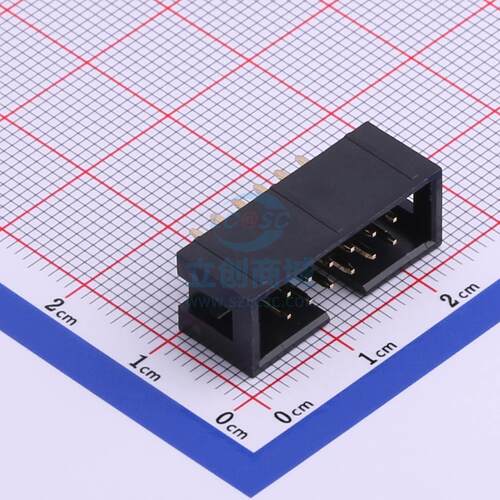 IDC连接器(牛角/简牛) 3110-12SG0BK00A2 直插,P=2.54mm Wcon(维