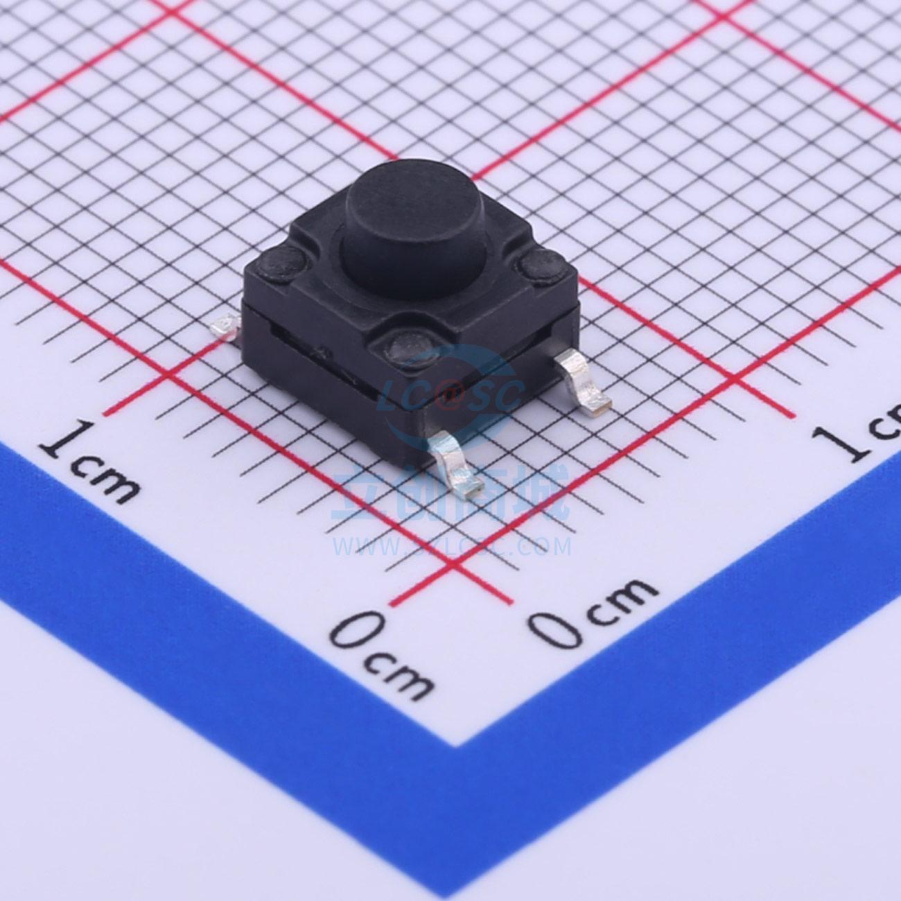 轻触开关 TS-FS66T-C-D SMD XKB Connectivity(中国星坤)