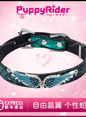 PUPPYRIDER天使晶翼项圈女m
