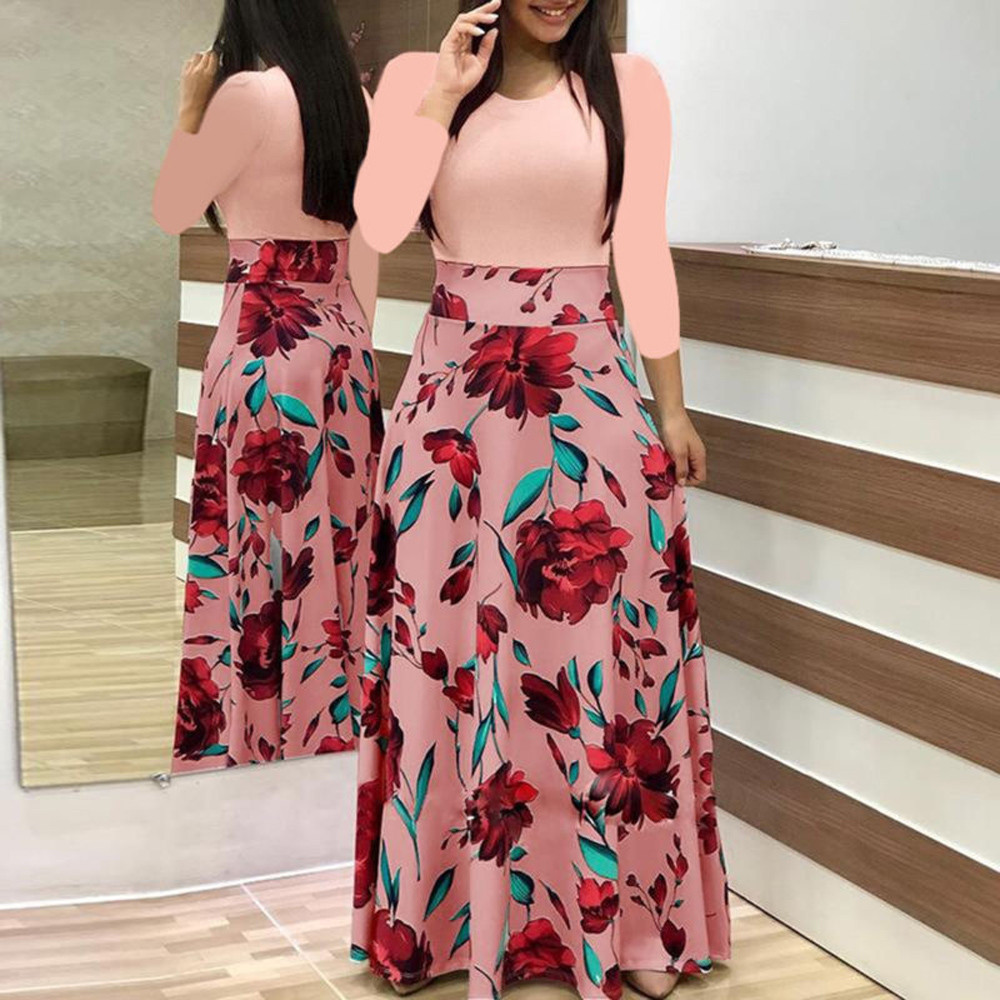ntageMaxi Dress Ladies summer Casual clothing vestido floral在类目 个性定制/设计服务/DIY, 服饰箱包定制, 服装定制, 工作服/校服/商务服定制中 - 来自Buy2taobao.com提供专业的淘宝代购服务