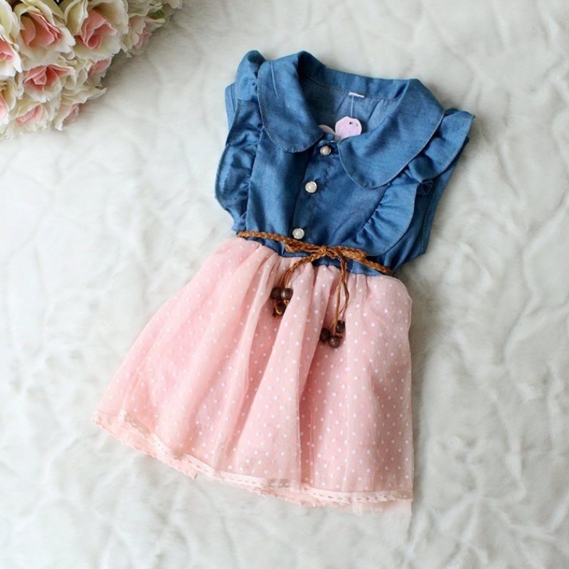 children Lovely Kids Dress Clothes girl baby skirt