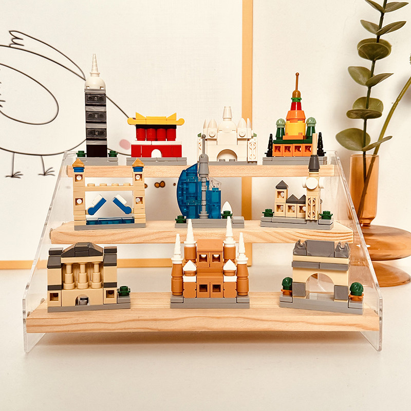 BrosBlock积木迷你建筑拼装玩具