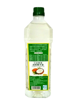 椰子油 食用油 1000ml 三江农夫coconut oil 初榨 烘焙 海南 椰油