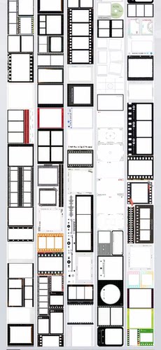 StudioVI分装手账胶带时光定格各种框架相框胶片流麻咕卡背卡
