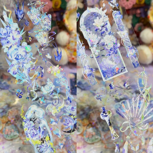 昨日逢春分装胶带云烟旧梦游园惊梦南柯梦古风背景流麻咕卡背卡