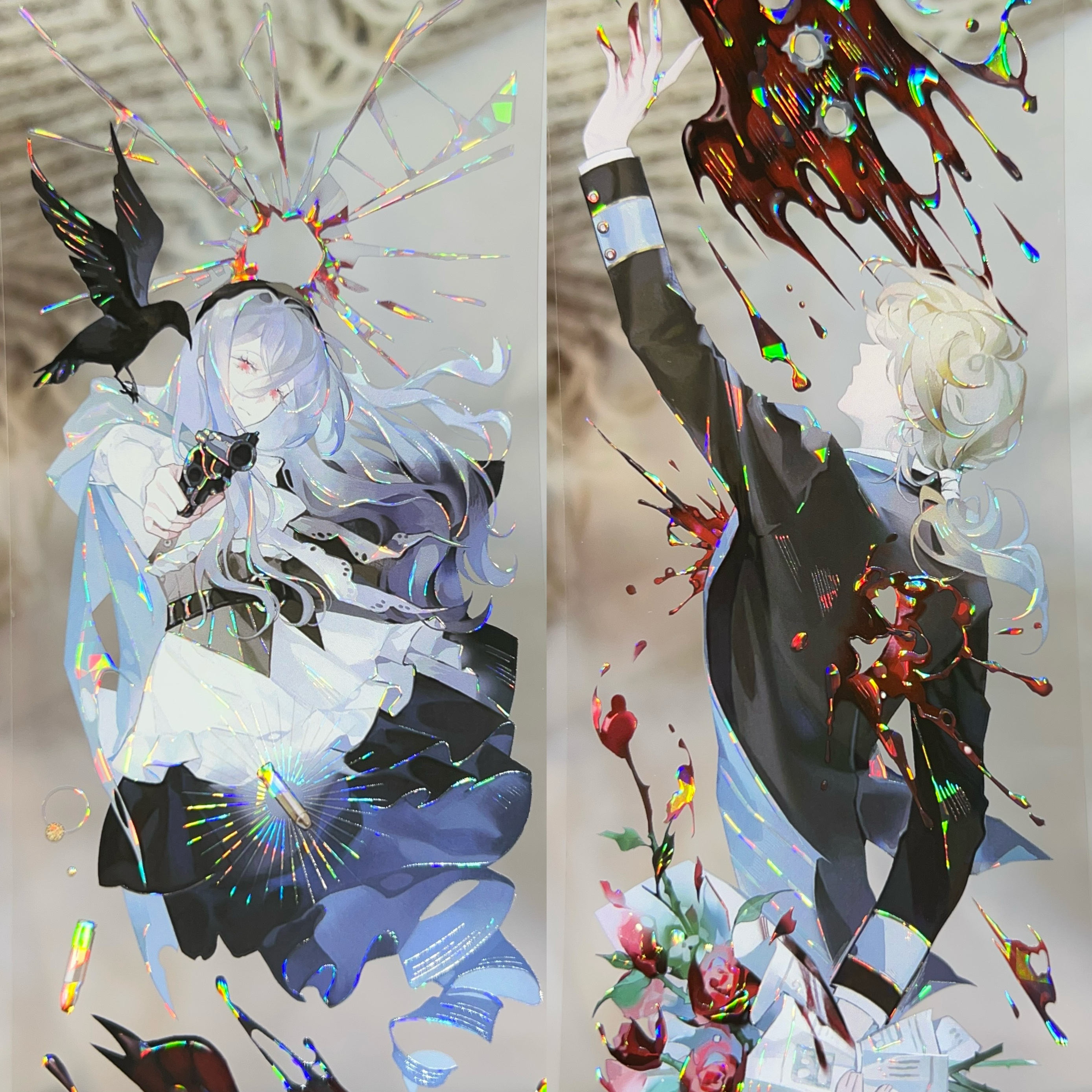 第九航道分装胶带逐叶祭予你永生人物女流麻咕卡手账拼贴