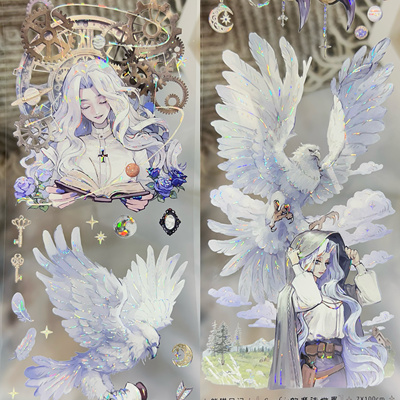 能猫分装胶带Sophie的魔法世界人物机械女流麻咕卡手账拼贴