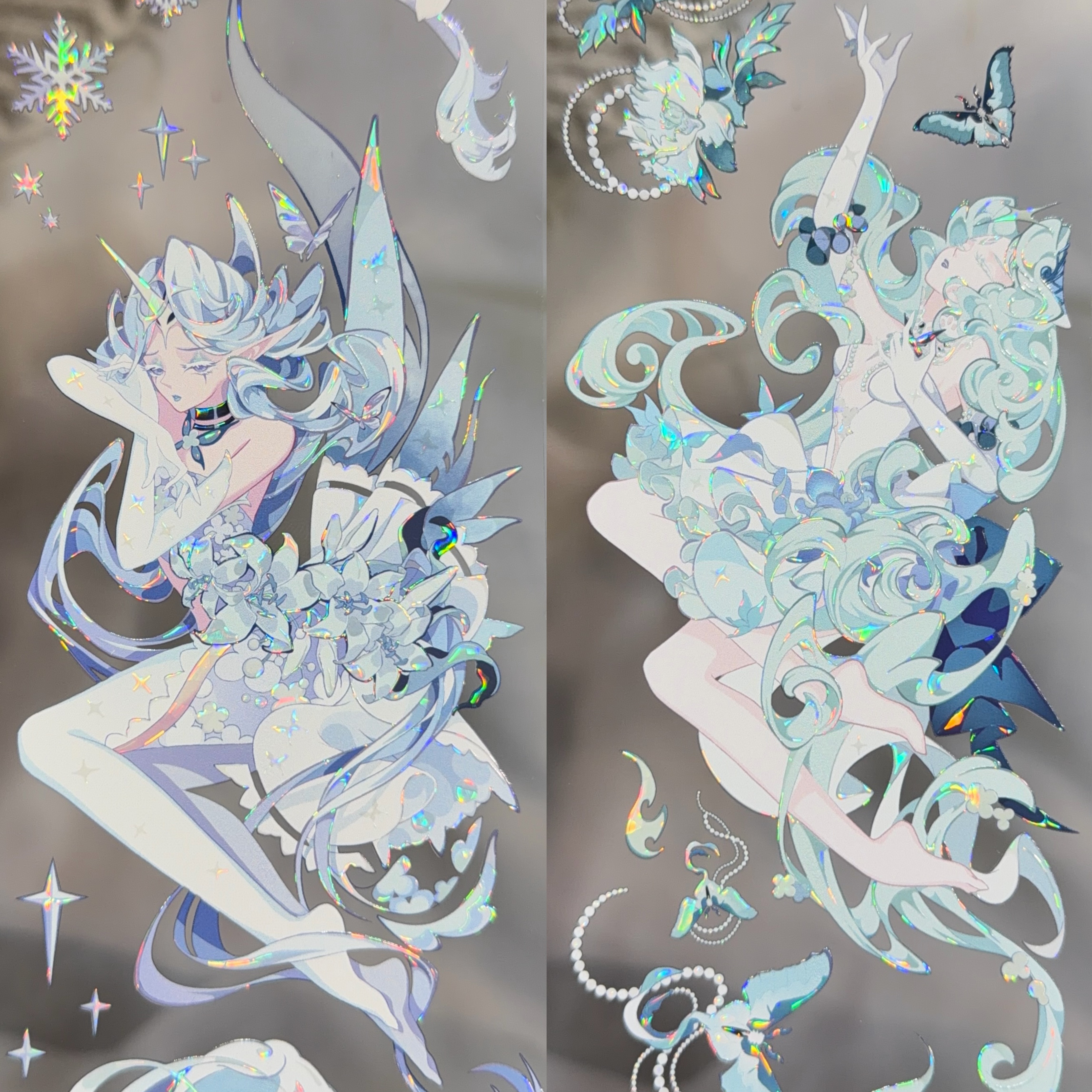 Dailylife分装手账胶带碎梦流光神邸的流光人物女流麻咕卡背卡