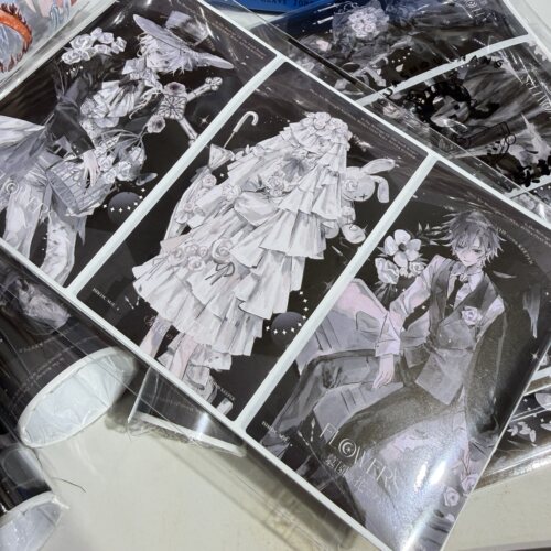 巫女周边封口贴整卷分装沉眠伴花眠