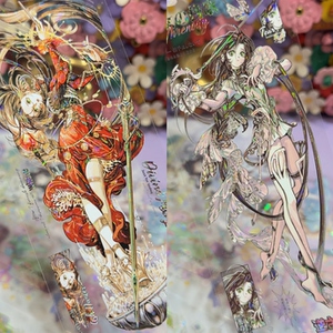 予星社分装手账胶带神曲画师八千八十人物流麻咕卡贝壳光背卡