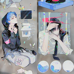 说出愿望吧分装手账胶带易碎诊断书人物男流麻咕卡背卡贝壳光