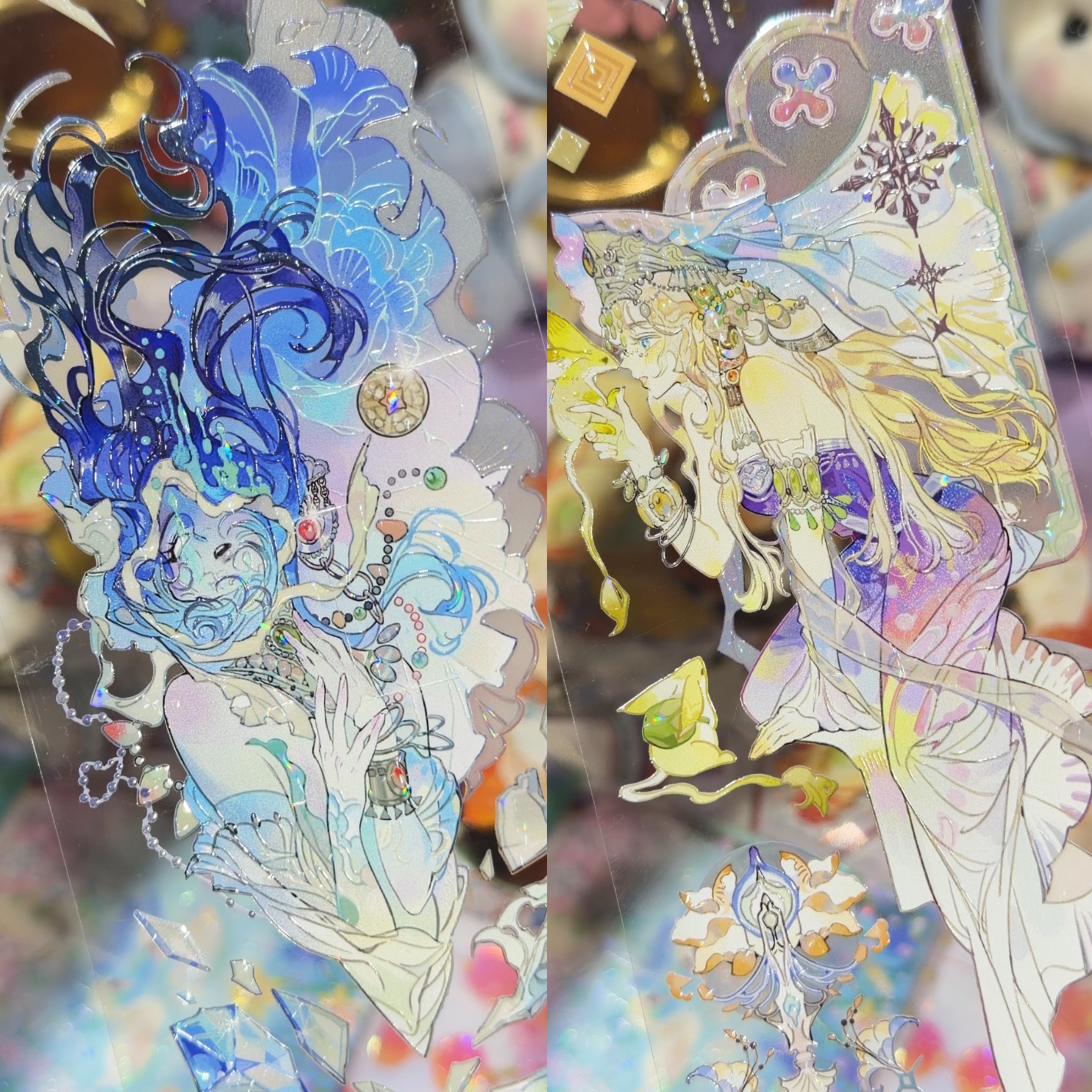 第九航道分装手账胶带跨越风雪呼唤你人物女流麻背卡咕卡贝壳光
