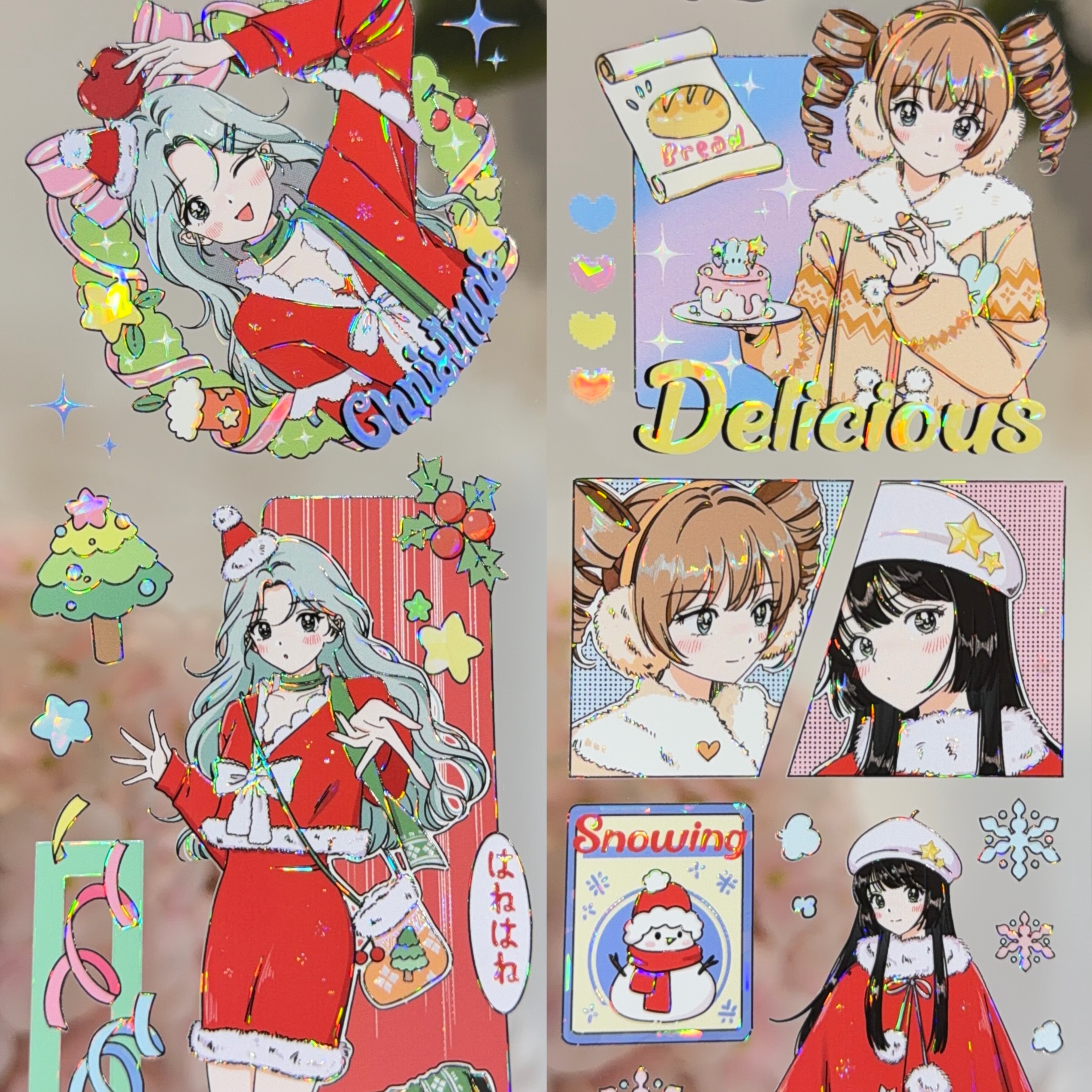 野葵分装手账胶带夏日花火冬雪茸茸可爱女孩系列流麻咕卡手机背卡,文具电教/文化用品/商务用品,和纸胶带,淘宝优惠券,粉丝福利购,淘宝优惠卷