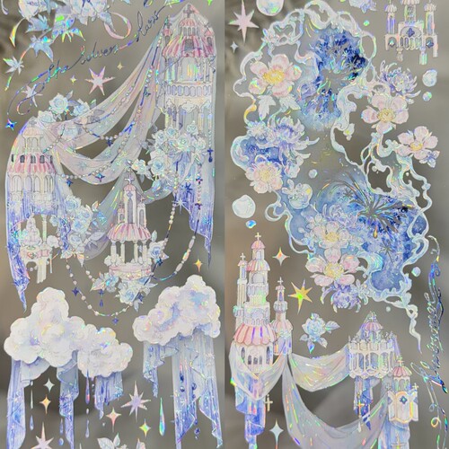 说出愿望吧分装手账胶带虚构一场星引花漩蕊间浮梦星云假说