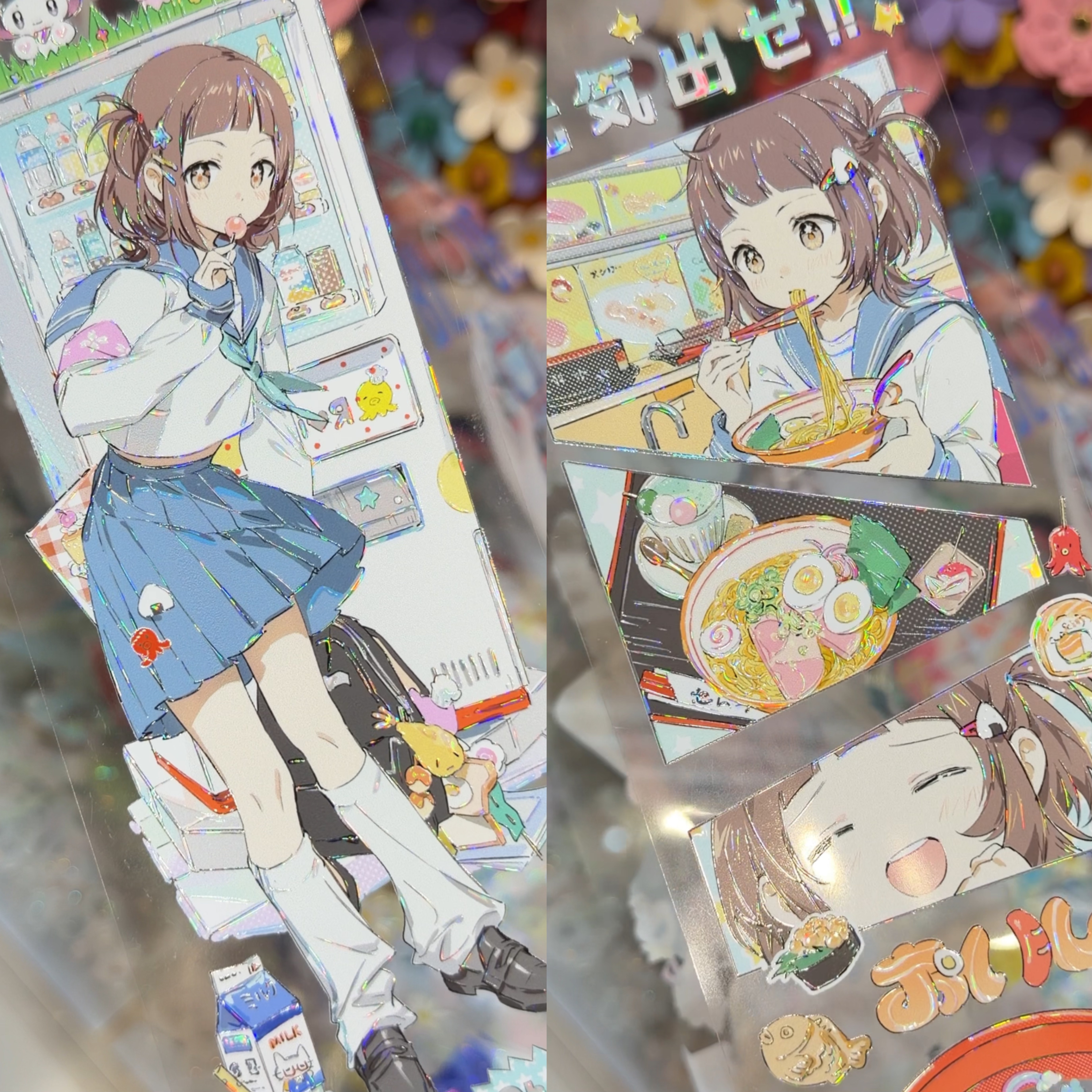 StudioVI分装手账胶带萌废女高可爱女孩好闺蜜流麻咕卡背卡模切