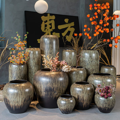 景德镇陶瓷花瓶轻奢高级感摆件