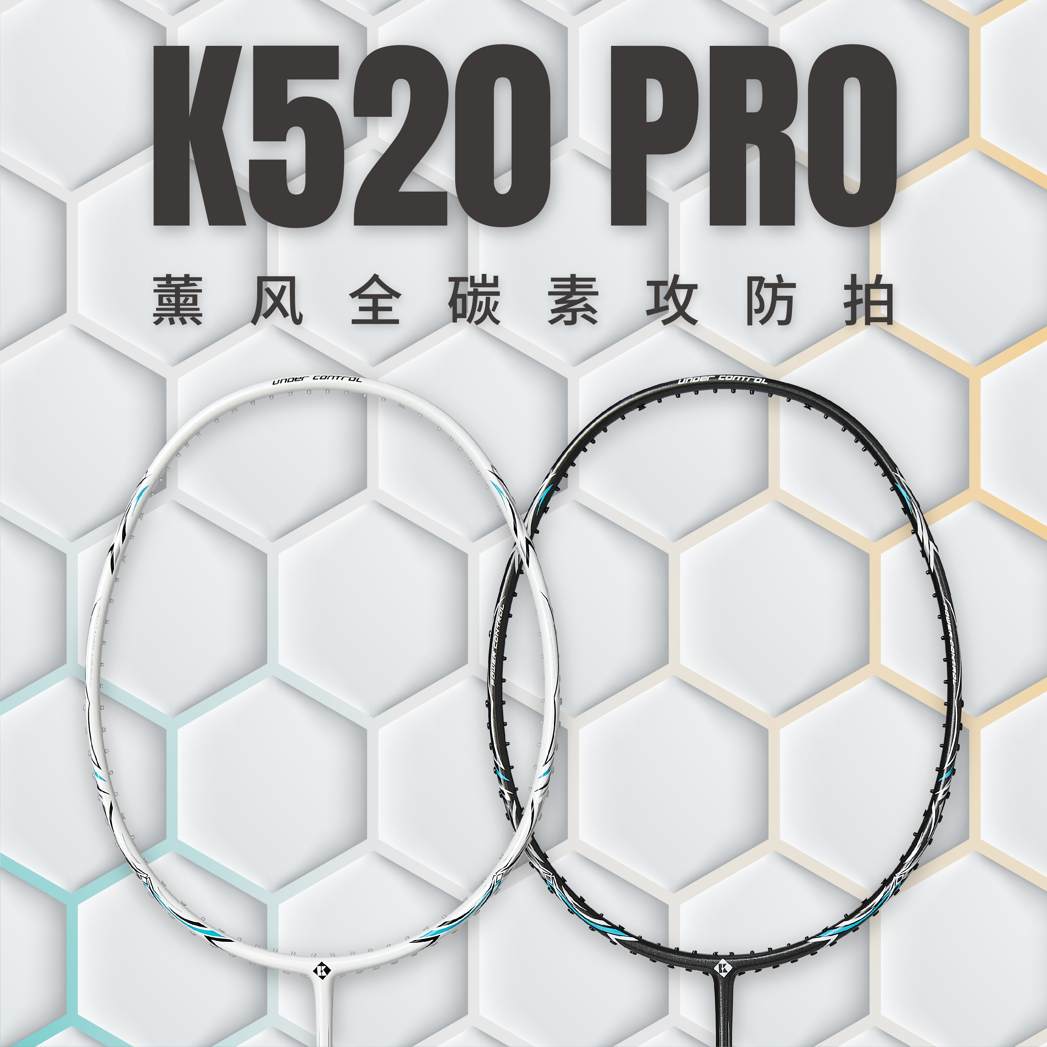 熏风k520pro羽毛球拍正品全碳纤维羽拍超轻薰風训练初学者单双拍 运动/瑜伽/健身/球迷用品 羽毛球拍 原图主图