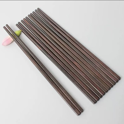 HM078原木原色家用SZ筷子装饰筷子木条摆件尺寸：25cm