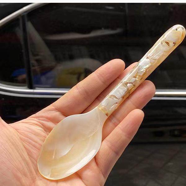 BK深海天然彩贝小勺子15*4cm