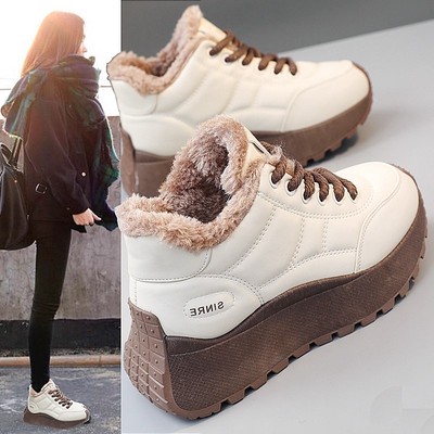 雪地靴2025新款冬加绒加厚棉鞋女
