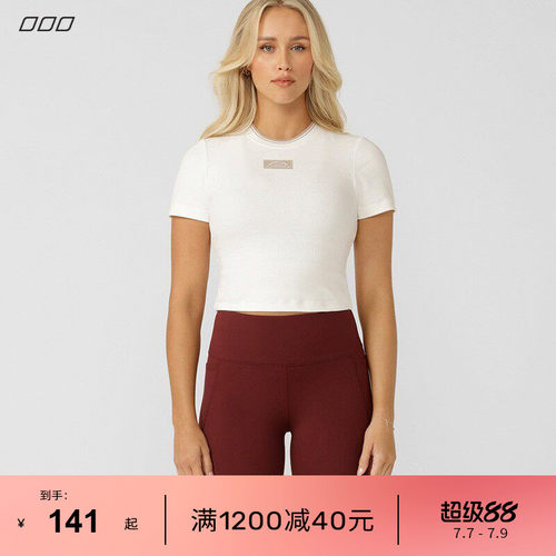 LJ短袖女运动上衣罩衫