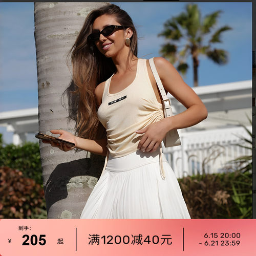 LornaJane背心抽绳运动上衣罩衫