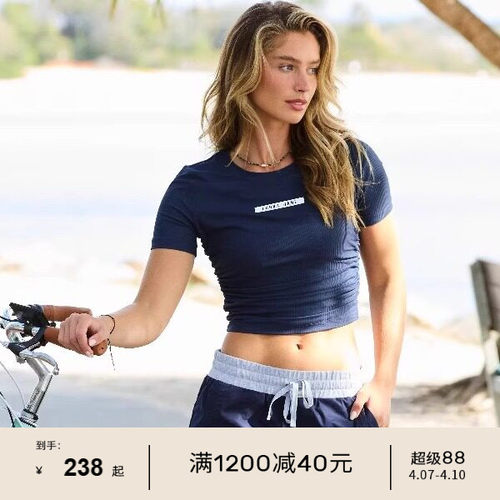 LornaJane短袖T恤螺纹上衣罩衫