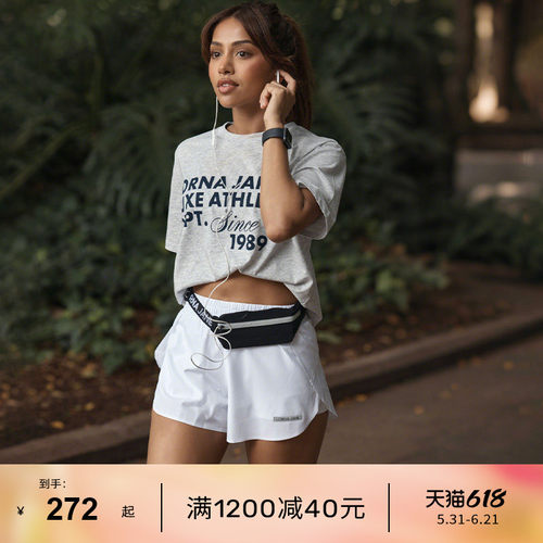 lornajane运动短裤双层打底裤女