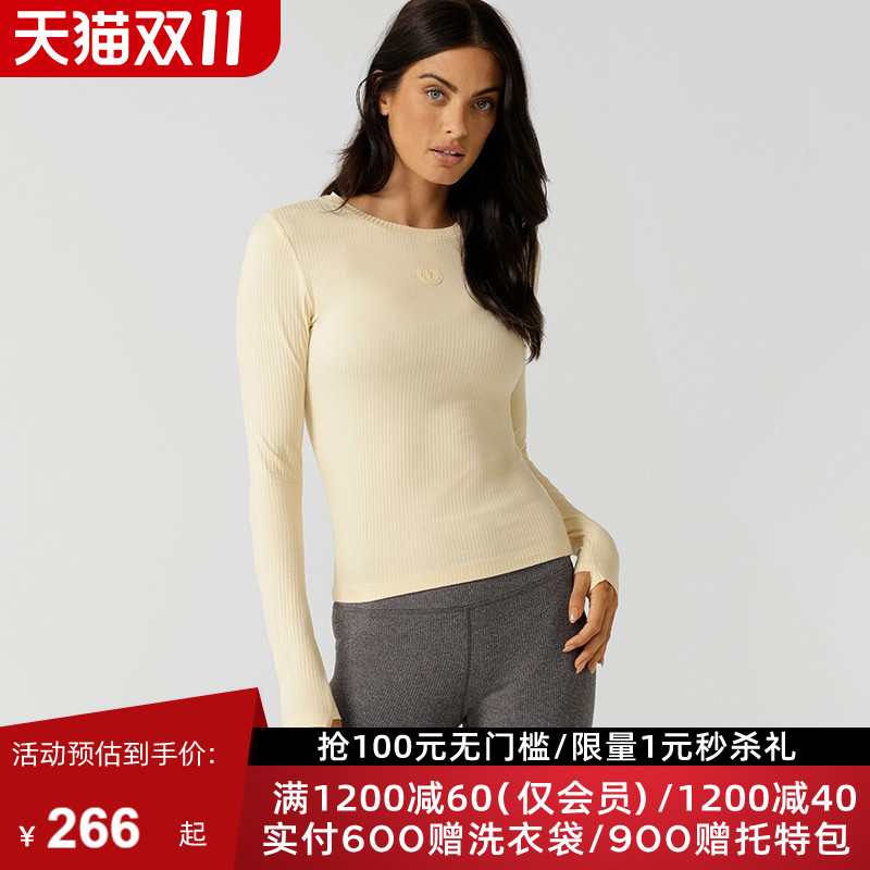 LornaJane运动瑜伽t恤短袖长袖上衣罩衫MOVE跑步修身健身女瑜伽服