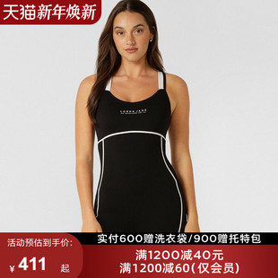 LornaJane连体短裤 瑜伽女LJ 运动内衣背心带胸垫美背SWIFT弹力修身