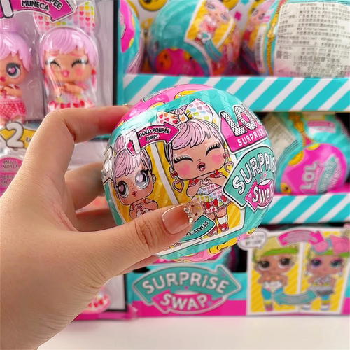 LOL正版惊喜娃娃球玩具盲盒女孩变脸泡泡礼物拆拆乐