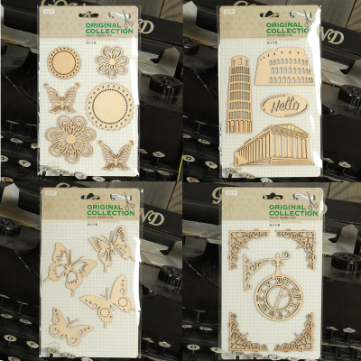 木雕雕刻贴片diyscrapbook镂空