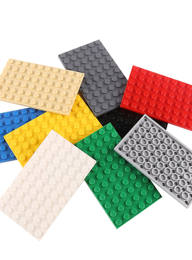 MOC益智积木墙小颗粒建筑双面配件6*10矮玩具散件兼容乐高底板座