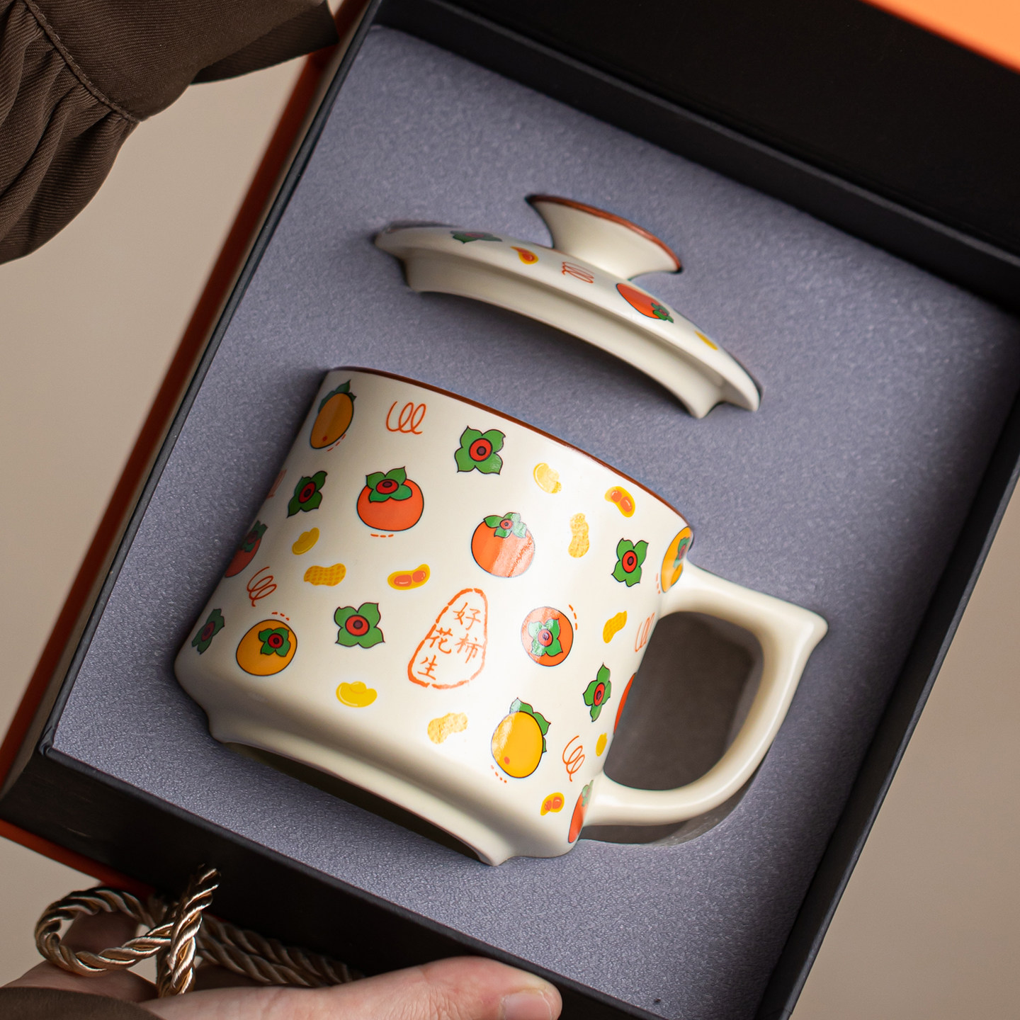 恬静生活茶杯办公室马克杯个人专用带盖陶瓷杯子家用水杯伴手礼品,餐饮具,马克杯,淘宝优惠券,粉丝福利购,淘宝优惠卷