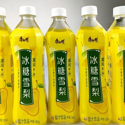 【康师傅】冰糖雪梨500ml*5瓶大瓶梨汁饮品解腻解渴康师傅饮料