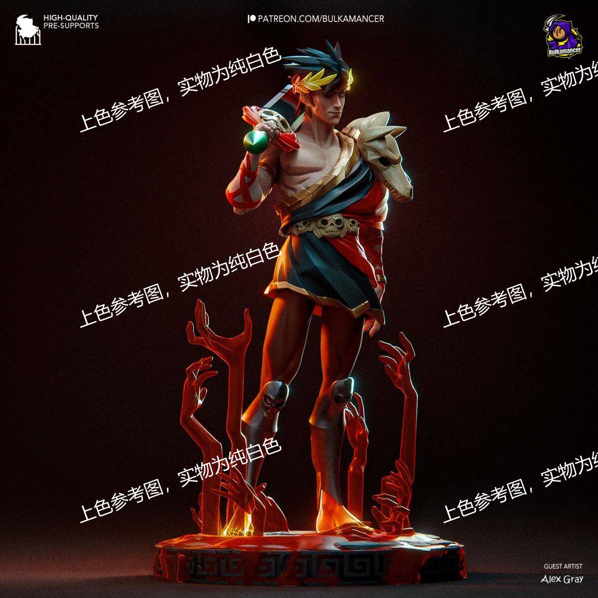 哈迪斯 扎格列欧斯3D打印模型STL图纸模型素材白模{自动发货}