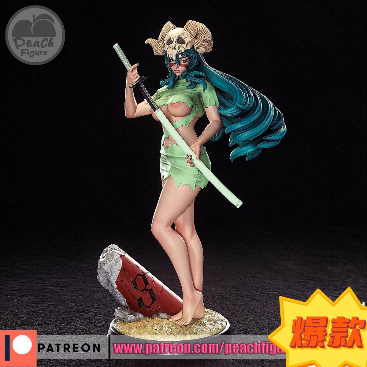 3D打印模型STL模型文件死神妮莉艾露欧德修凡克白模{自动发货}